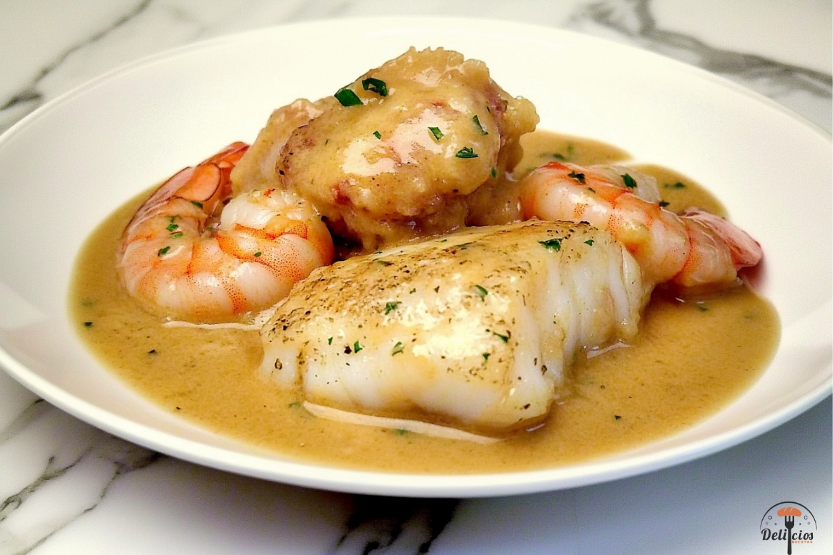 Bacalao en salsa imagen