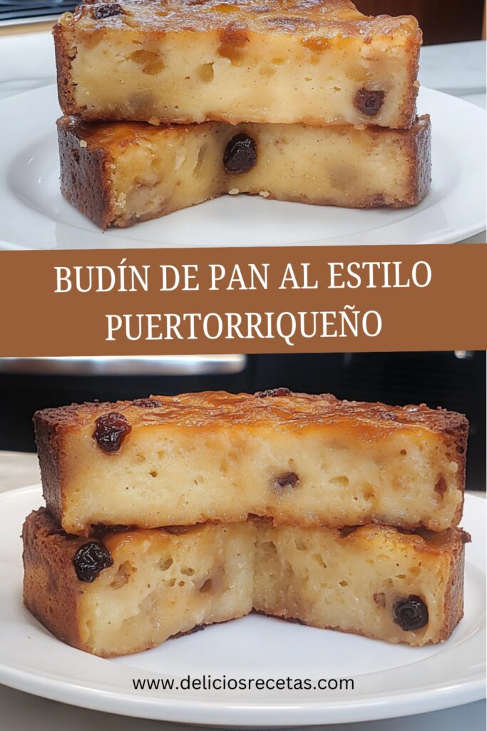 Budín de Pan al Estilo Puertorriqueño pin