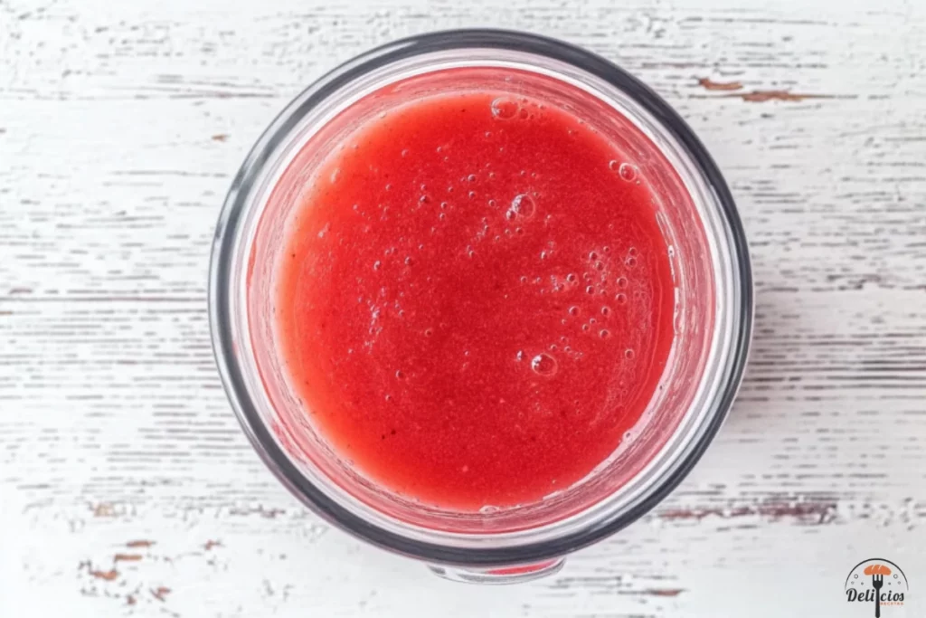 Coulis de Rojos Casero paso 4