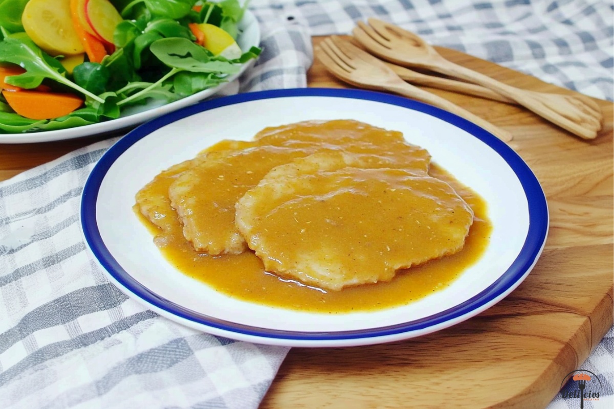 Filetes de lomo en salsa imagen