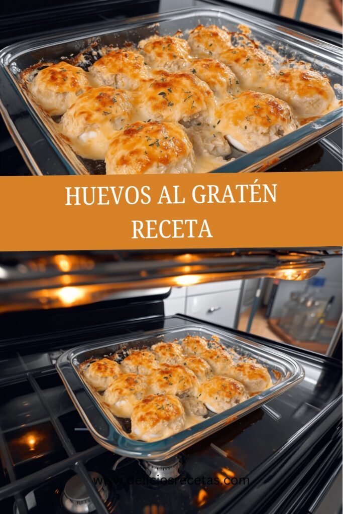 Huevos al gratén pin