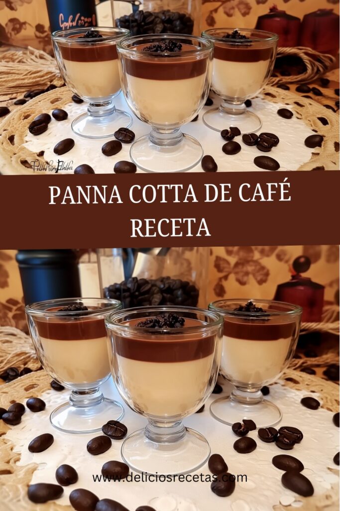 Panna cotta de café pin