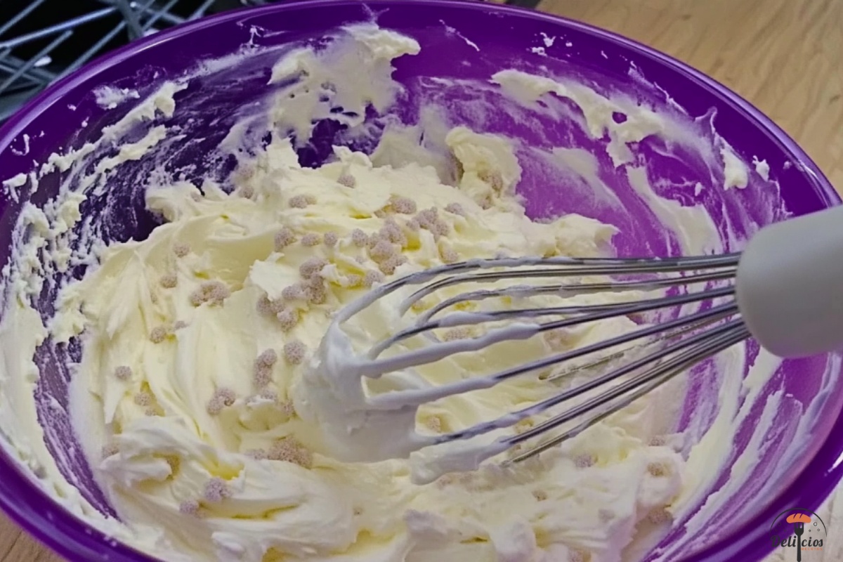 Panque de queso crema paso 2