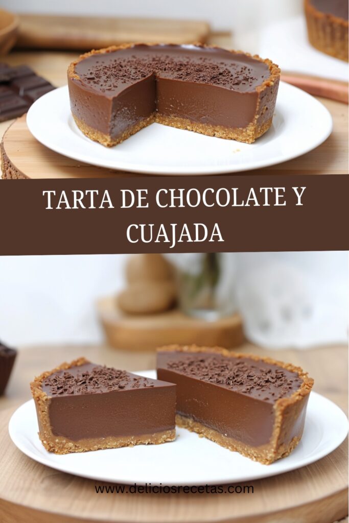 Tarta de Chocolate y Cuajada pin