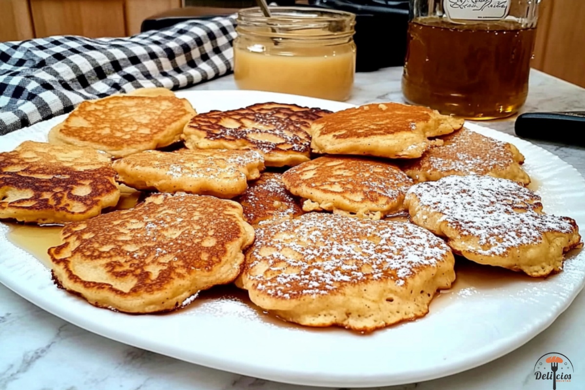Tortitas de Manzana y Yogur en 10 Minutos imagen