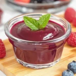 coulis de frutos rojos