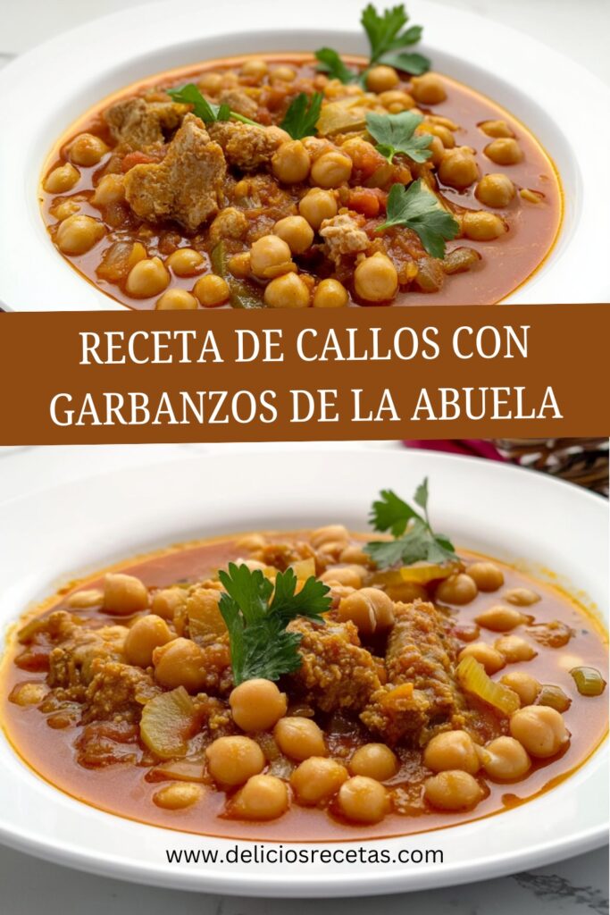 receta de callos con garbanzos de la abuela pin