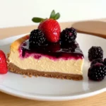 salsa de frutos rojos para cheesecake futo