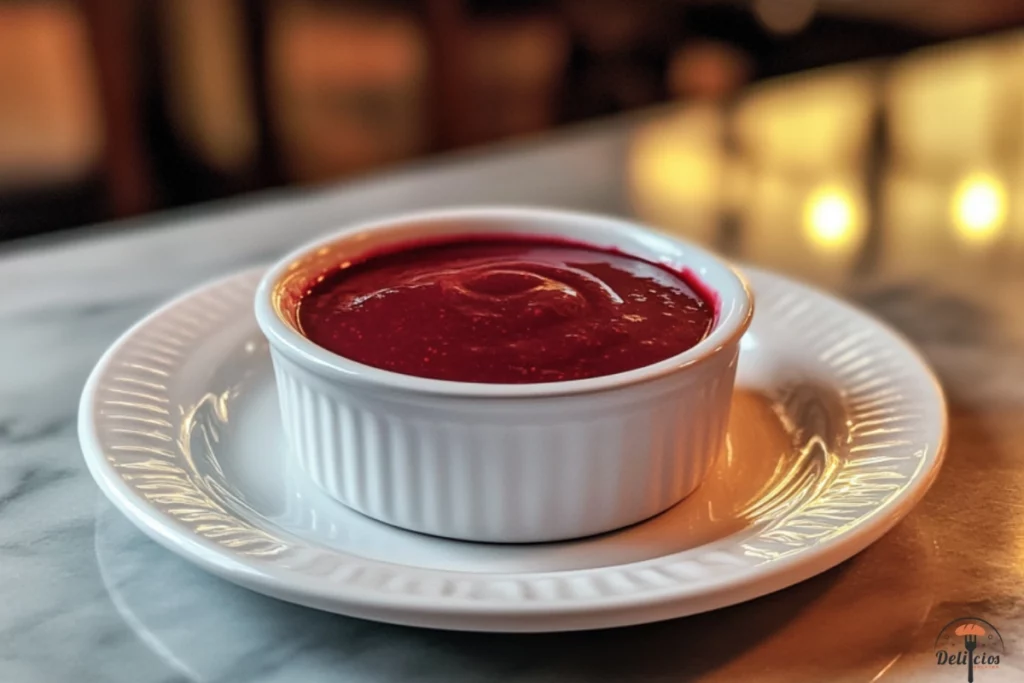 salsa de frutos rojos para postres futo