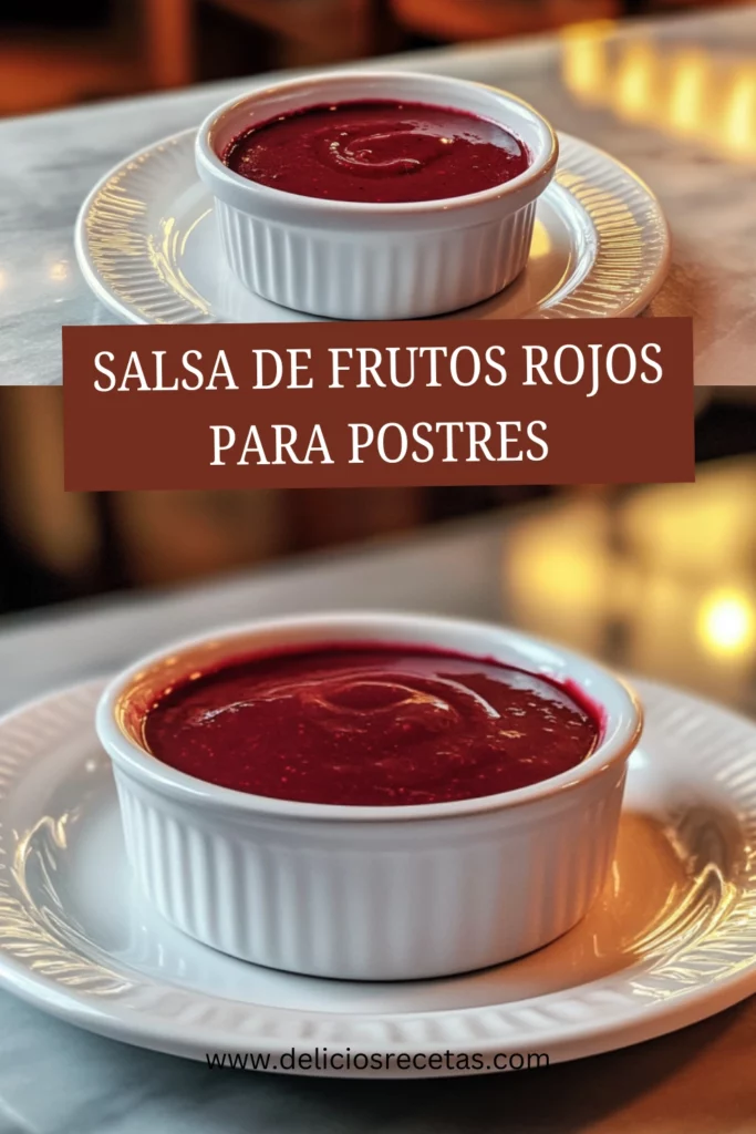 salsa de frutos rojos para postres pin