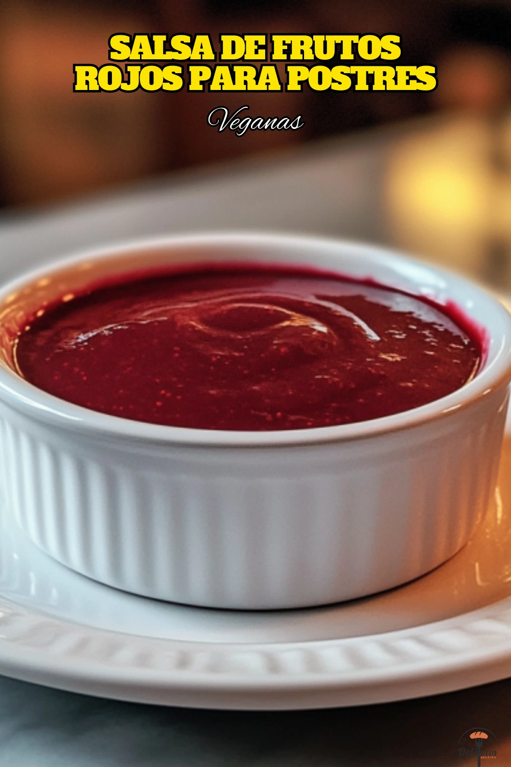 salsa de frutos rojos para postres
