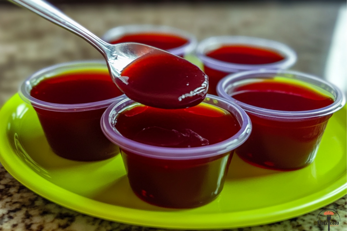 coman gelatina de Flor de Jamaica futo