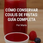 Cómo Conserva coulis de frutas